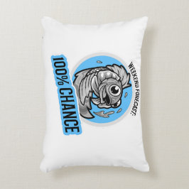 Cojín Decorativo Pronóstico de fin de semana 100% Chance T-Shirt