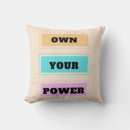 Cojín Decorativo Propietar su poder