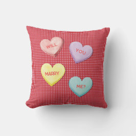Cojín Decorativo Propuesta de San Valentín