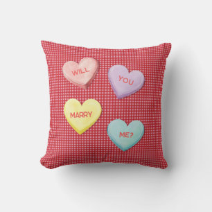 Cojín Decorativo Propuesta de San Valentín