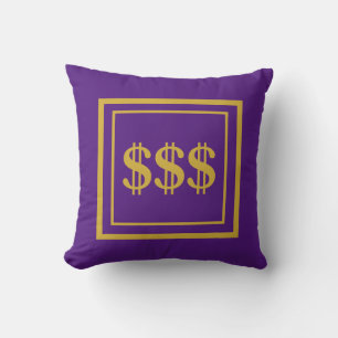 Cojín Decorativo Prosperidad Feng Shui Prosperity Purple & Gold Coj