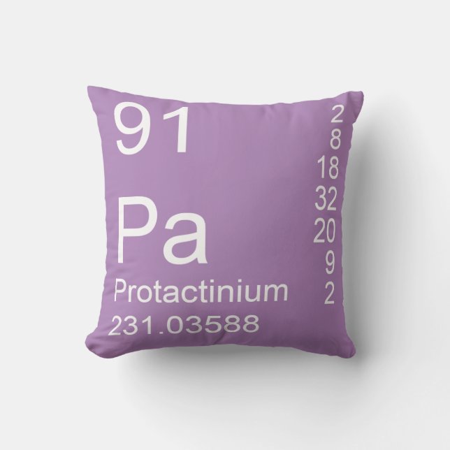 Cojín Decorativo Protactinio (Anverso)