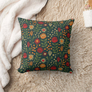 Cojín Decorativo Protea Bloque floral Imprimir oscilaciones de Mill
