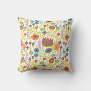 Cojín Decorativo proteas de PixDezines/fondo de bricolaje