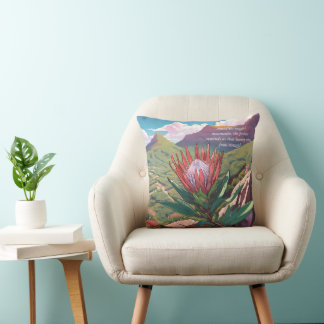 Cojín Decorativo Proteas - La belleza surge de la fuerza