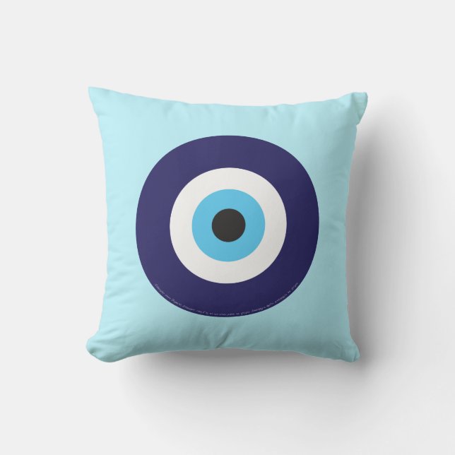 Cojín Decorativo Protección contra el velo del mal ojo (Anverso)
