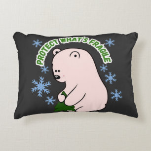 Cojín Decorativo Protege Personalizado Lo Que Es Frágil