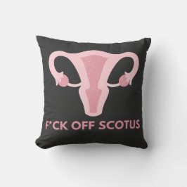 Cojín Decorativo Protesta contra la prohibición del aborto en SCOTU