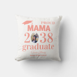 Cojín Decorativo Proud mama personalized graduation
