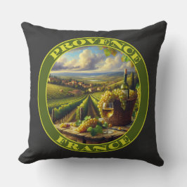Cojín Decorativo Provenza Francia País Vino
