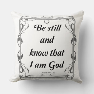 COJÍN DECORATIVO PSALM 46-10