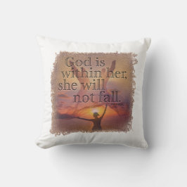 Cojín Decorativo PSALM 46:5 Pillow