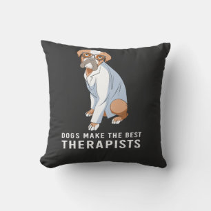 Cojín Decorativo Psicólogo Terapeuta de Perro de Terapia