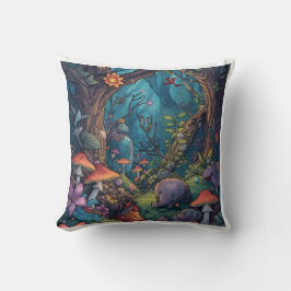 Cojín Decorativo Psychedelic woodland cushion