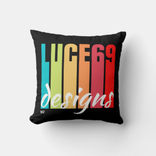 Cojín Decorativo púa de guitarra del logotipo "LUCE69 DESIGNS"
