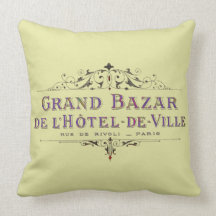 Publicidad francesa de época en el hotel parisino