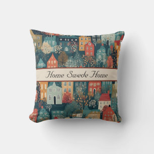 Cojín Decorativo Pueblo acogedor Hygge arte popular nórdico, person