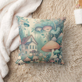 Cojín Decorativo Pueblo caprichoso de cottage bonito