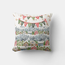 Pueblo de Navidades de nieve