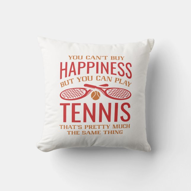 Cojín Decorativo Puedes Jugar Al Tenis (Anverso)