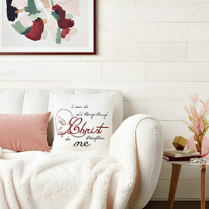 Cojín Decorativo Puedo hacer todas las cosas