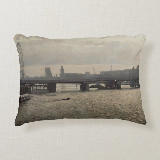Cojín Decorativo Puente de Hungerford del puente de Waterloo (Anverso)