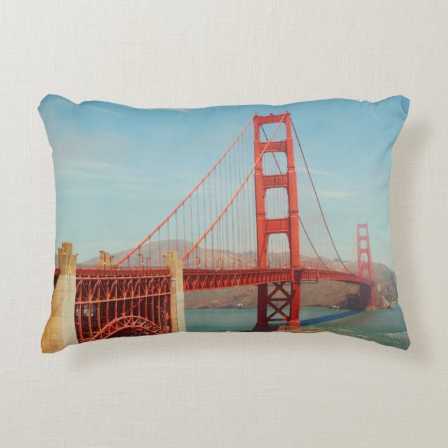 Cojín Decorativo Puente dorado (Anverso)