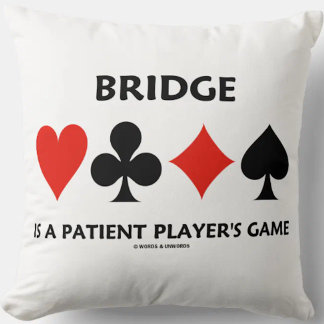 Cojín Decorativo Puente es juego de cuatro cartas de un jugador pac