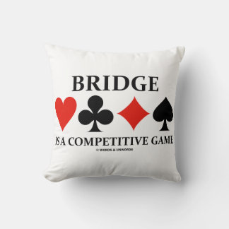 Cojín Decorativo Puente Es Un Juego Competitivo Cuatro Trajes De Ta