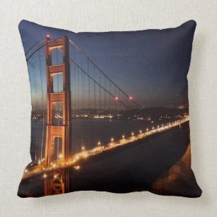 Cojín Decorativo Puente Golden Gate de los promontorios de Marin