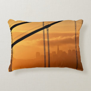 Cojín Decorativo Puente Golden Gate delante del San Francisco