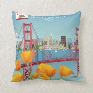 Cojín Decorativo Puente Golden Gate el San Francisco, CA