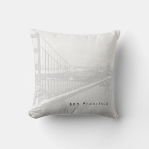 Cojín Decorativo Puente Golden Gate San Francisco Gris claro