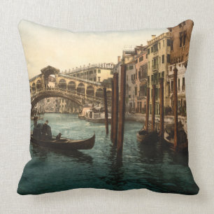 Cojín Decorativo Puente I, Venecia, Italia de Rialto