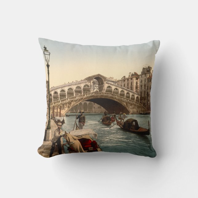 Cojín Decorativo Puente II, Venecia, Italia de Rialto (Anverso)