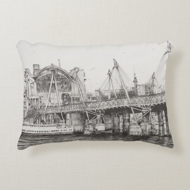 Cojín Decorativo Puente Londres 30/10/2006 de Hungerford (Anverso)