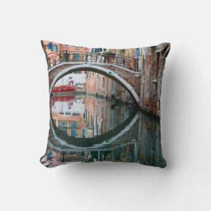 Cojín Decorativo Puente sobre el Canal de Venecia