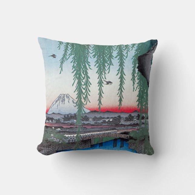 Cojín Decorativo Puente Yatsumi (Anverso)