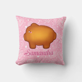 Cojín Decorativo Puerquito De Piloncillo Pan Dulce