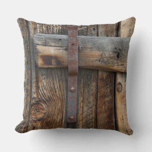 Cojín Decorativo Puerta de madera cerrada, California