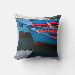 Cojín Decorativo Puerto Angelmo, barcos pesqueros.
