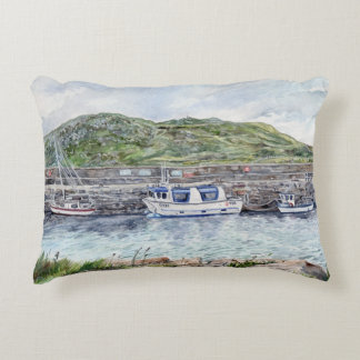 Cojín Decorativo Puerto de Cleggan, Connemara, Irlanda Diseño de co