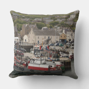 Cojín Decorativo puerto ribereño del Atlántico Norte de Stromness