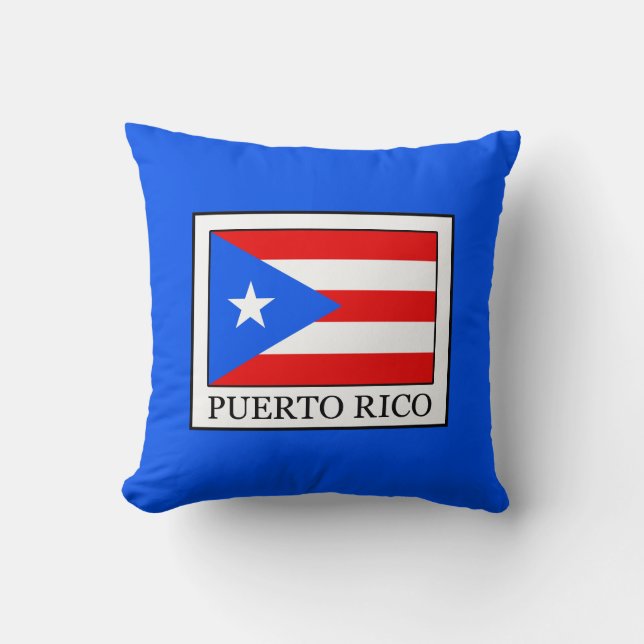Cojín Decorativo Puerto Rico (Anverso)