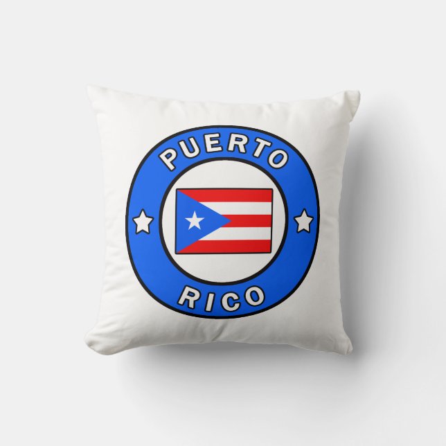 Cojín Decorativo Puerto Rico (Anverso)