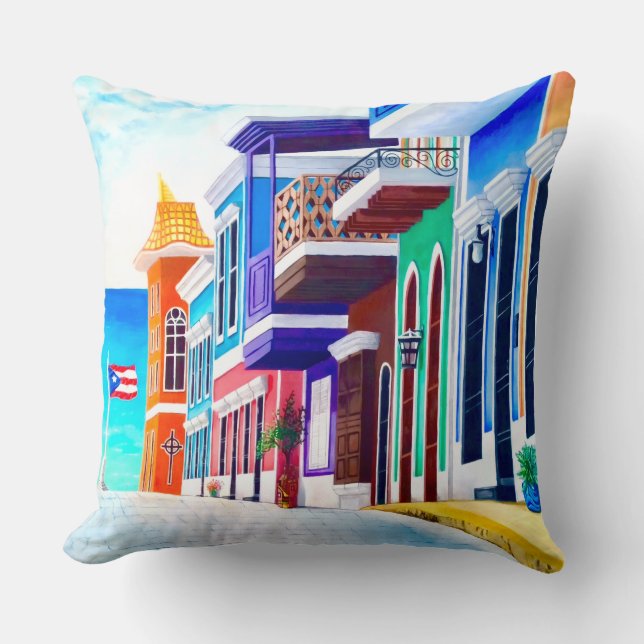 Cojín Decorativo Puerto Rico Pillow (Anverso)