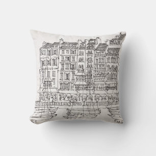 Cojín Decorativo Puerto Vieux-Boats  Marsella, Francia