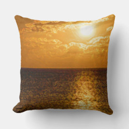 Cojín Decorativo Puesta de sol en Gran Caimán