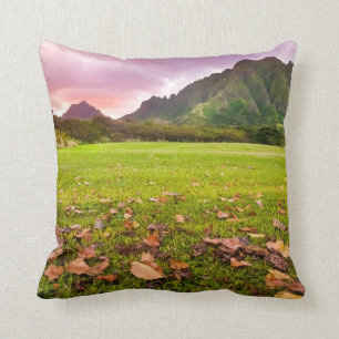 Cojín Decorativo Puesta del sol jurásica