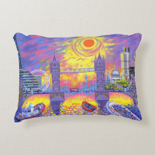 Cojín Decorativo Puesta del sol: Piscina de Londres 2013